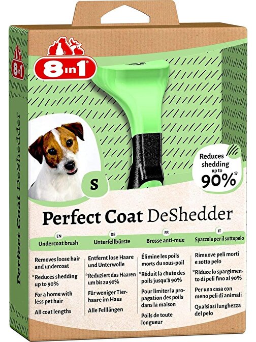 8İn1 Perfect Coat Deshedder Furminator Küçük Irk Köpek Tarağı Small