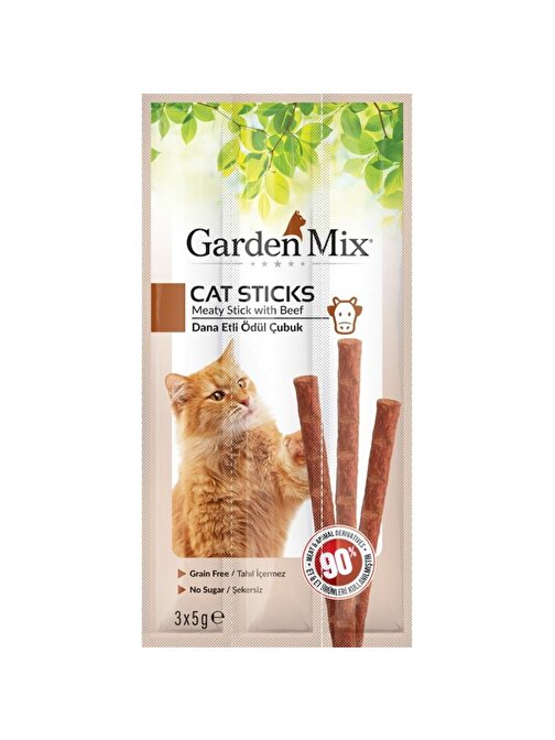 Gardenmix Tavuklu Kedi Stick Ödül 3X5G