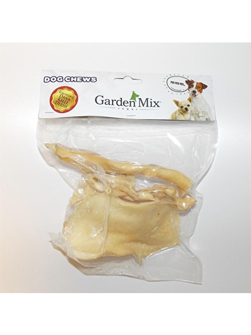 Garden Mix Kurutulmuş Dana Kelle Derisi Beyaz 100G