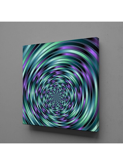 Technopa Derinlik Renkleri Kanvas Tablo 30x30 cm