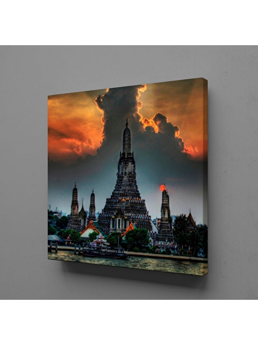 YENİ BANGKOK MANZARASI KANVAS TABLO 40x40 cm