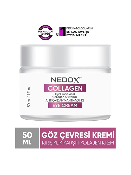 Nedox Kırışıklık Karşıtı Kolajen Göz Çevresi Kremi 50 ml