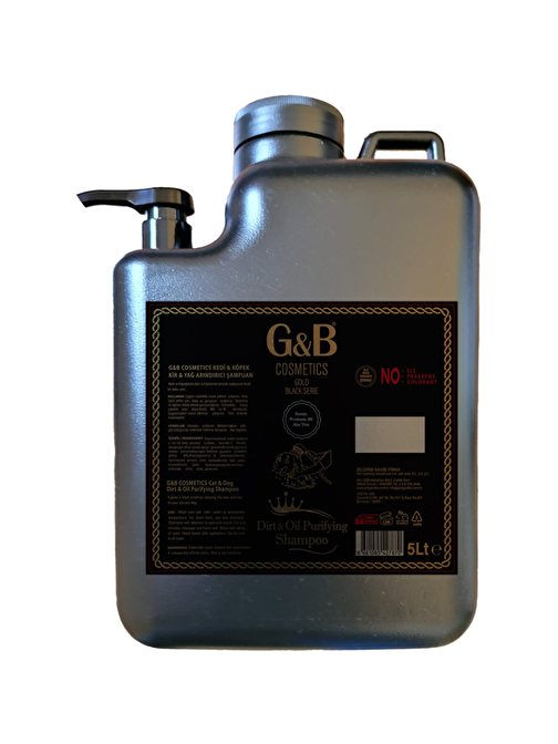G&B Kir Yağ Arındırıcı Pet Şampuan 5 lt