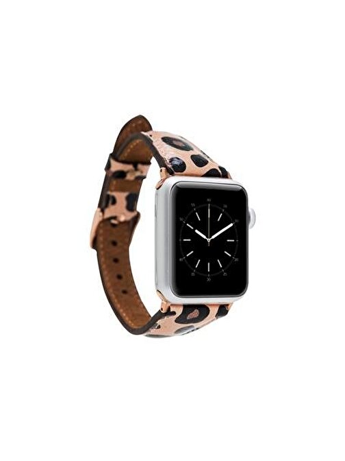 Bouletta Apple Watch Deri Kordon 42 - 44 - 45 mm Slim LE02N Akıllı Saat Kordonu