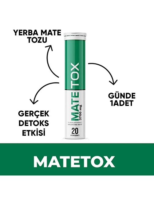 Nedox Matetox Detoks 20 Efervesan Tablet