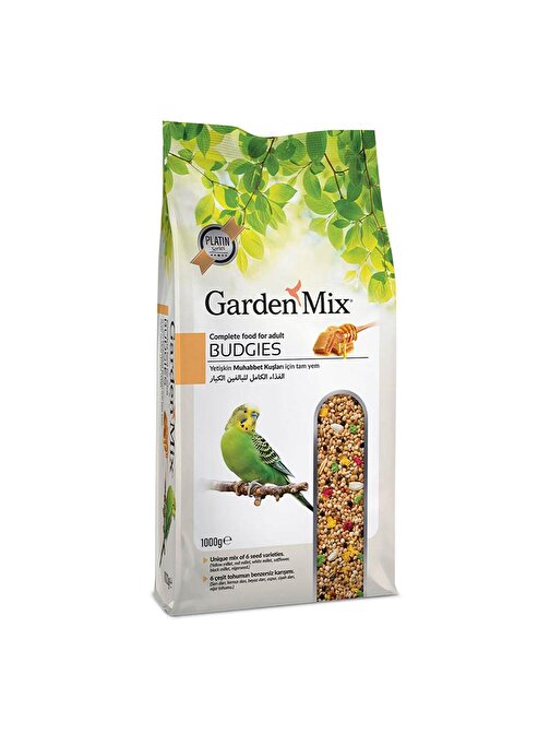Gardenmix Platin Ballı Muhabbet Kuş Yemi 1Kg
