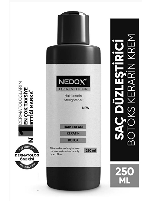 Nedox Saç DüzleştiriciŞekillendirici Keratin Botoks Krem 250 ml