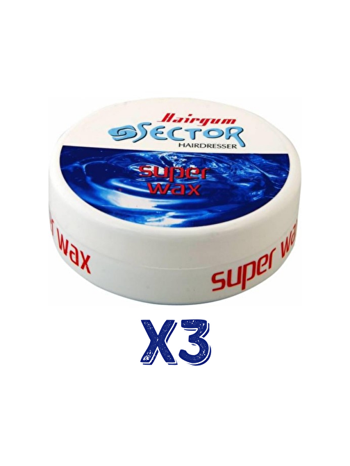 Sector Hairmate Superwax Ultra Sert Mavi Wax 150 ml x 3