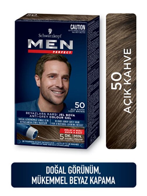 Schwarzkopf Men Schwarzkopf Men Perfect Erkek 50 Açık Kahve