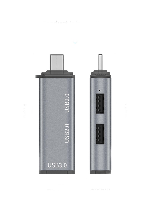 Type C 3 Port Usb Çoklayıcı 1*3.0-2*2.0