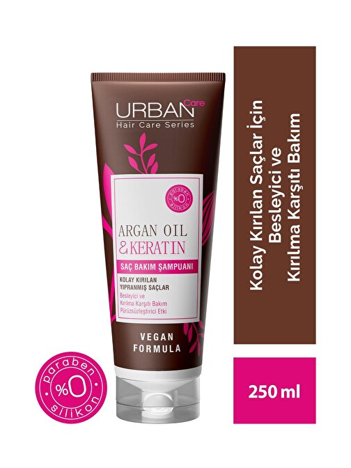 URBAN Care Argan Oil & Keratin Saç Bakım Şampuanı 250 ml
