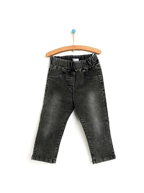 Hellobaby Kız Bebek Basic Denim Pantolon Siyah 1.5 Yaş