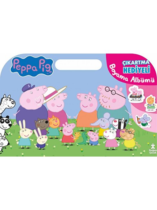 Doğan Yayınları Peppa Pig Çıkartma Hediyeli Boyama Albümü
