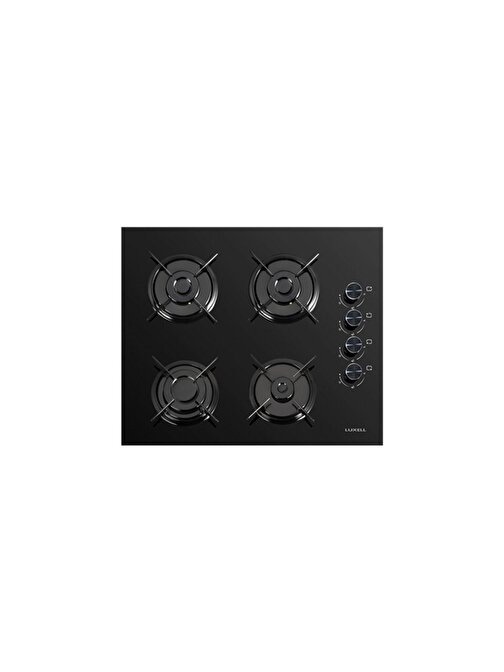 Luxell OC-88 Süper Kristal New Series Cam Yüzeyli Gaz Emniyetli Siyah Set Üstü Ocak