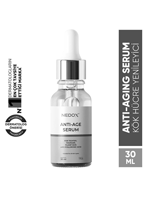 Nedox Anti Aging Etkili Yaşlanma Karşıtı Serum 30 ml