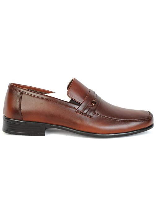 Balayk 1161 Taba %100 Deri Günlük Erkek Klasik Ayakkabı