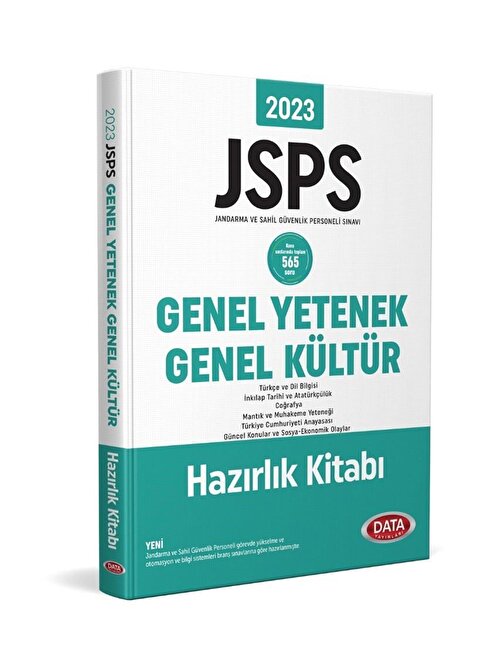 2023 Jsps Genel Yetenek Genel Kültür Hazırlık Kitabı Data Yayınları