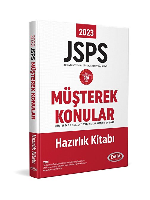 2023 Jsps Müşterek Konular Hazırlık Kitabı Data Yayınları