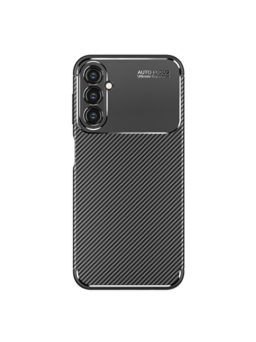 Gpack Samsung Galaxy A54 Kılıf Negro Karbon Kamera Korumalı Silikon Lüx