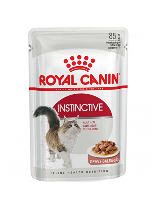 Royal Canin İnstinctive Gravy Adult Yetişkin Kedi Konservesi Pouch 85 Gr
