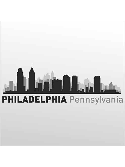 Technopa Folyo Sticker Philadelphia Pensilvanya