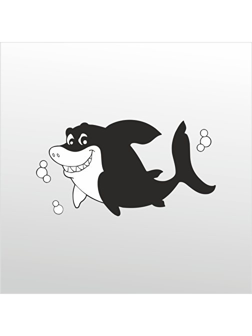 Technopa Folyo Sticker Tatlı Köpek Balığı
