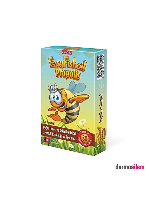 Easy Fishoil‎ Easyfishoil Propolis Omega 3 30 Çiğnenebilir Tablet