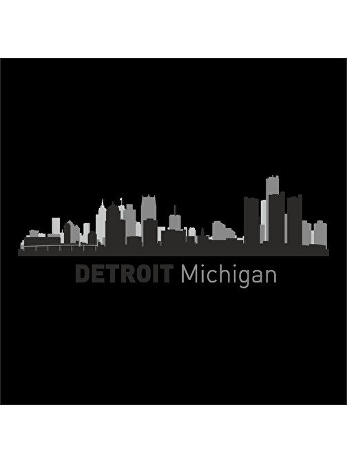 Technopa Detroit Michigan Folyo Sticker