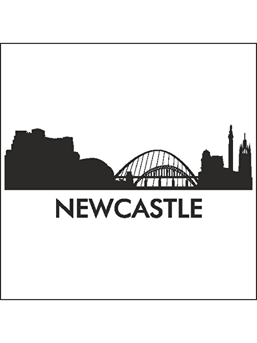 Technopa Newcastle Folyo Sticker