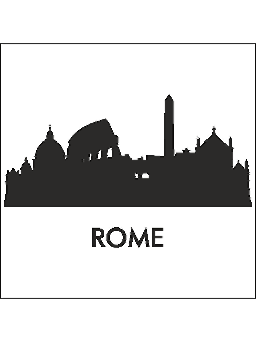 Technopa Rome Folyo Sticker