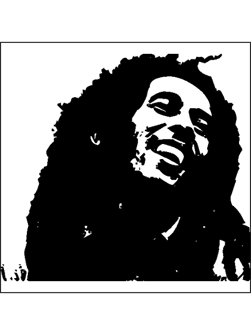 Technopa Bob Marley Folyo Sticker