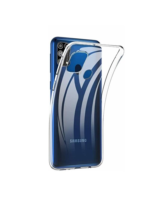Teleplus Samsung Galaxy M30s Kılıf Lüks Tpu Silikon Şeffaf  Nano Ekran Koruyucu