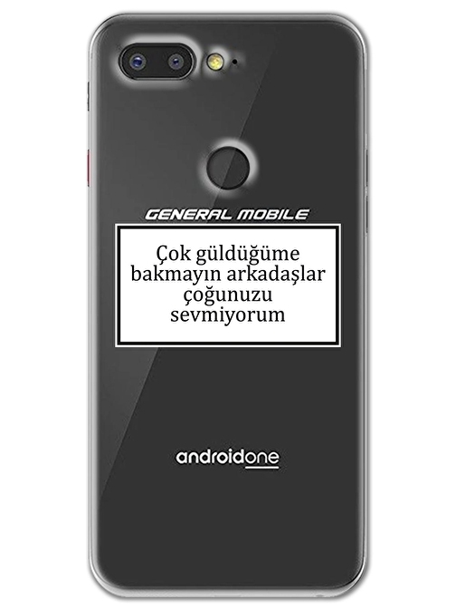 Gramaphone General Mobile GM 9 Pro Kılıf HD Yazı Baskılı Silikon Arka Kapak - Yazı 15