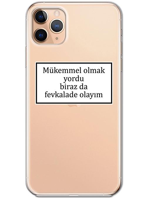 Gramaphone Iphone 11 Pro Kılıf HD Yazı Baskılı Silikon Arka Kapak - Yazı 12