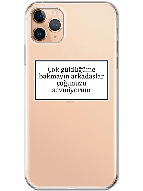 Gramaphone Iphone 11 Pro Kılıf HD Yazı Baskılı Silikon Arka Kapak - Yazı 15