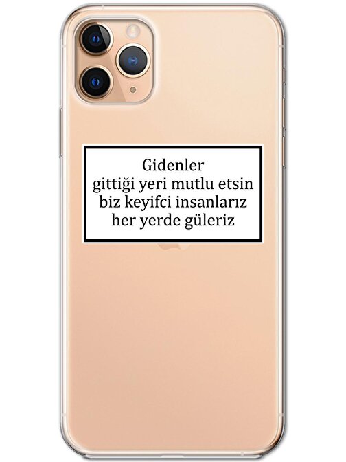 Gramaphone Iphone 11 Pro Kılıf HD Yazı Baskılı Silikon Arka Kapak - Yazı 4