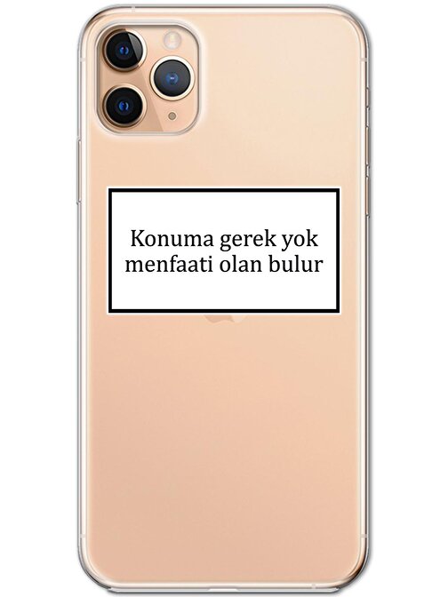 Gramaphone Iphone 11 Pro Kılıf HD Yazı Baskılı Silikon Arka Kapak - Yazı 6