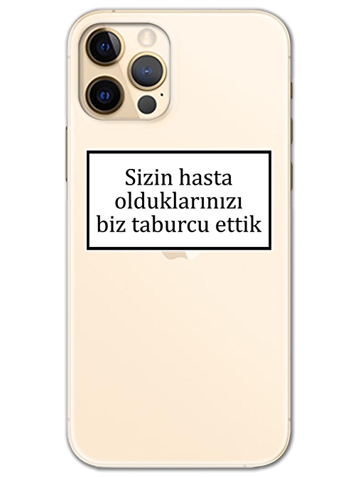 Gramaphone Iphone 12 Pro Kılıf HD Yazı Baskılı Silikon Arka Kapak - Yazı 1