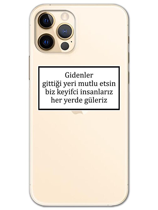 Gramaphone Iphone 12 Pro Kılıf HD Yazı Baskılı Silikon Arka Kapak - Yazı 4