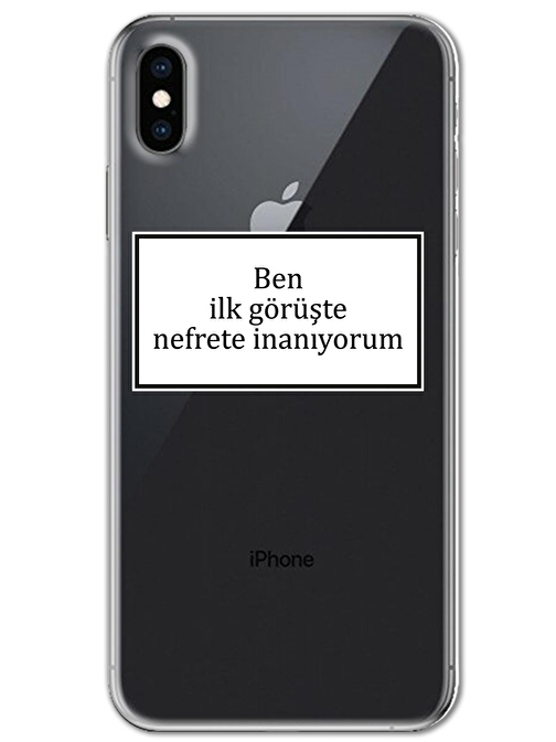 Gramaphone Iphone X Kılıf HD Yazı Baskılı Silikon Arka Kapak - Yazı 13