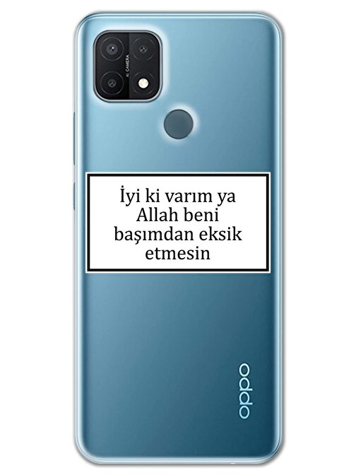 Gramaphone Oppo A15 Kılıf HD Yazı Baskılı Silikon Arka Kapak - Yazı 11