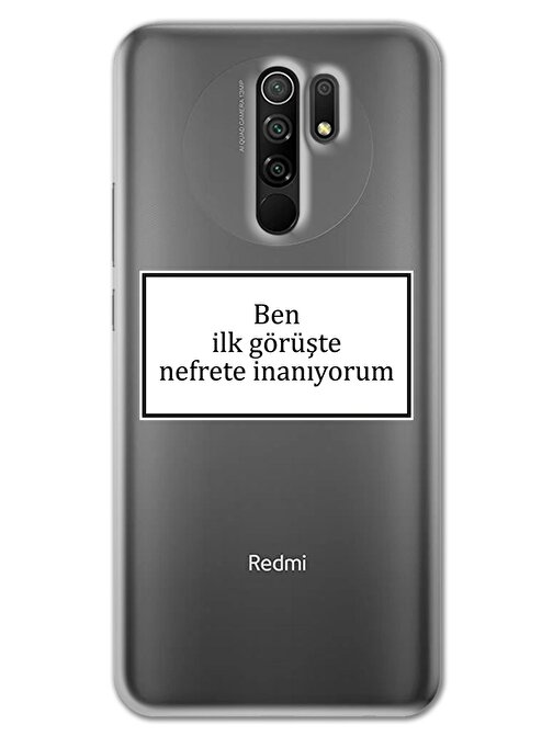 Gramaphone Xiaomi Redmi 9 Kılıf HD Yazı Baskılı Silikon Arka Kapak - Yazı 13