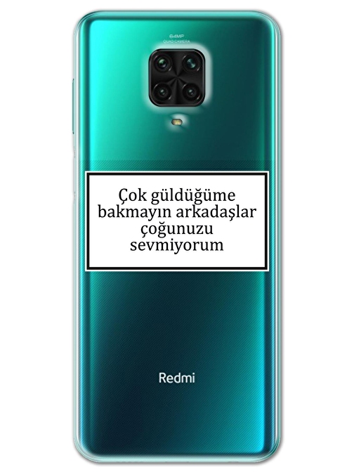 Gramaphone Xiaomi Redmi Note 9 Pro Kılıf HD Yazı Baskılı Silikon Arka Kapak - Yazı 15