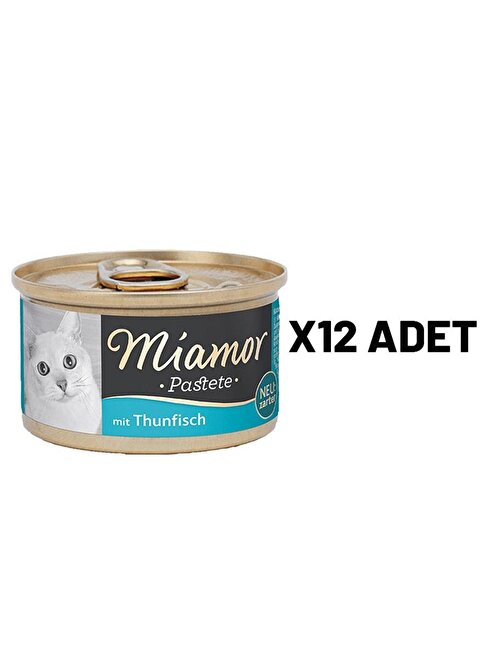 Mıamor Pastete Kedi Ton Balıklı 85 gr X 12 Adet