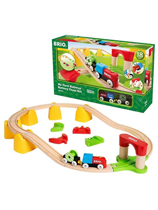 Brio Blok Pilli Oyuncak Tren Seti 2 - 4 Yaş