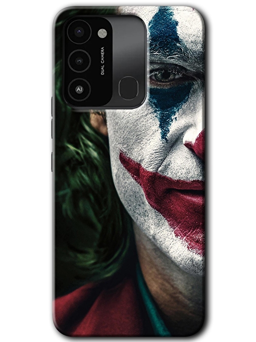 Gramaphone Tecno Spark 8C Kılıf HD Desen Baskılı Arka Kapak - Joker