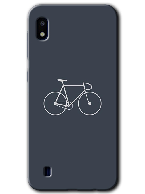 Gramaphone Galaxy A10 Kılıf HD Desen Baskılı Arka Kapak - Bike