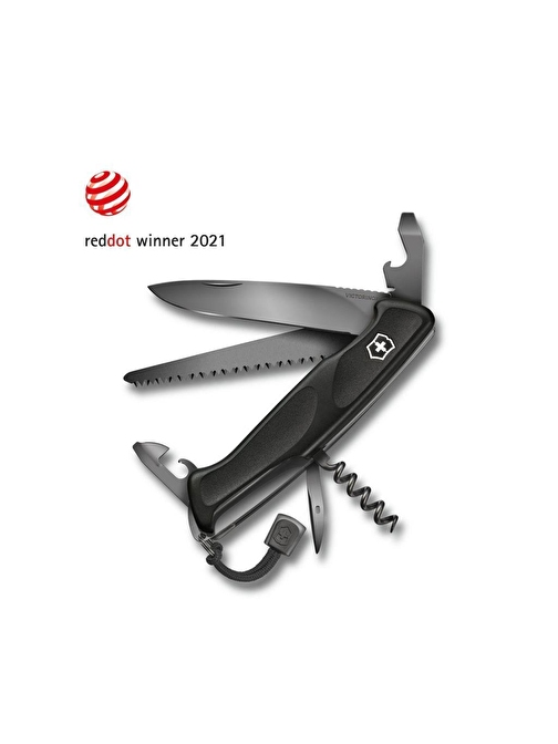 Victorinox Ranger Grip 55 Onyx 0.9563.C31P Siyah İsviçre Çakısı