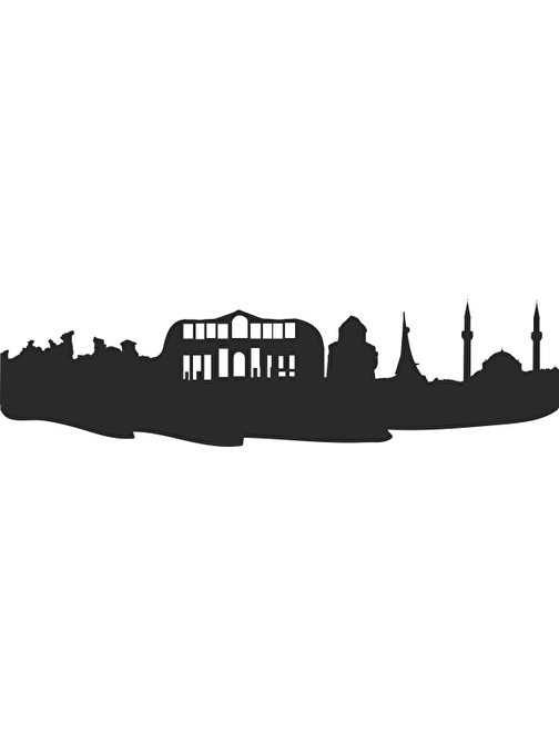 Technopa Manisa Şehri Silueti Folyo Sticker