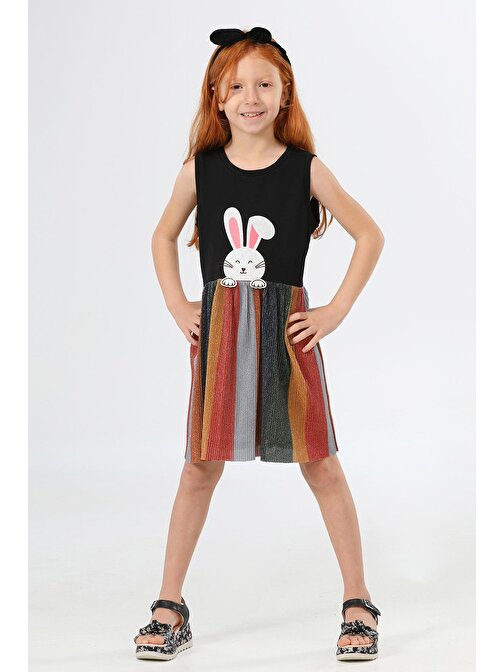 LupiaKids Bunny Shinny Kız Çocuk Elbise LP-22SUM-065